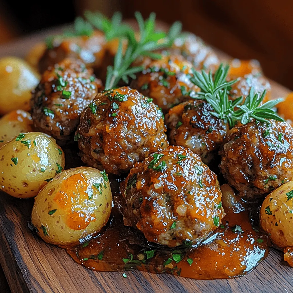 In der Welt der italienischen Küche gibt es kaum etwas Verlockenderes als eine Portion herzhaften Fleischbällchen, die mit aromatischen Kräuter-infused Kartoffeln serviert werden. Diese Kombination ist nicht nur ein Genuss für den Gaumen, sondern auch ein Fest für die Sinne. Der warme Duft von gebratenem Fleisch und gerösteten Kartoffeln wird selbst die wählerischsten Esser an den Tisch locken.