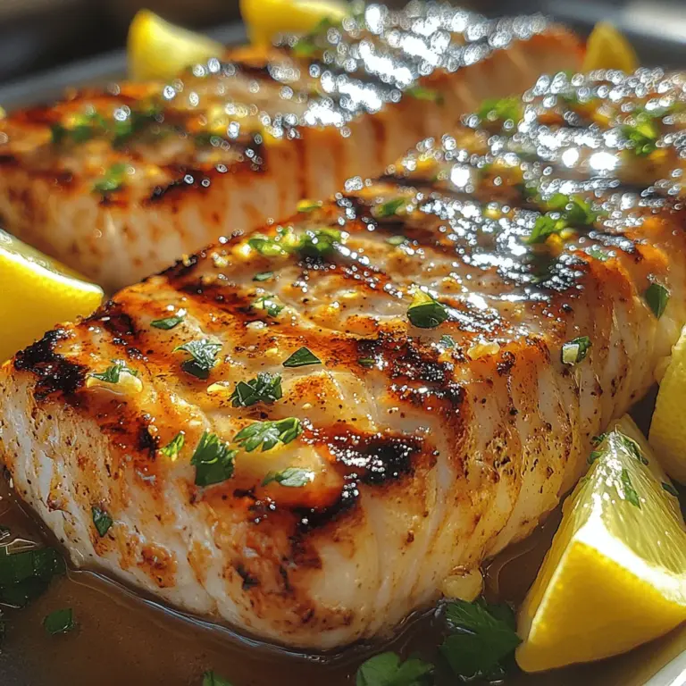 Der gegrillte Schwertfisch ist ein wahrer Genuss für die Sinne. Mit seiner festen Textur und dem delikaten Geschmack ist er nicht nur ein Festmahl für Fischliebhaber, sondern auch eine gesunde Alternative zu Fleischgerichten. In diesem Rezept kombinieren wir den herzhaften Geschmack des Schwertfischs mit einer spritzigen Zitronen-Knoblauch-Marinade, die ihm eine erfrischende Note verleiht.