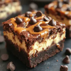 Das Peanut Butter Bliss Cheesecake Brownies Rezept vereint zwei der beliebtesten Desserts in einem köstlichen Leckerbissen. Diese Brownies sind nicht nur schokoladig und fudgy, sondern auch mit einer cremigen Erdnussbutter-Cheesecake-Schicht verfeinert. Sie sind die perfekte Wahl für jede Gelegenheit, sei es ein besonderer Anlass, eine Feier oder einfach nur zum Genießen an einem gemütlichen Abend zu Hause.