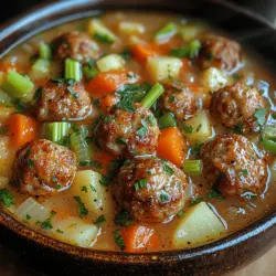 Das Herzstück unserer Suppe sind die Fleischbällchen, die aus gemahlenem Rindfleisch oder Pute zubereitet werden. Beide Fleischsorten bringen ihre eigenen Vorzüge mit sich. Rindfleisch ist bekannt für seinen intensiven Geschmack und hohen Proteingehalt, der für den Muskelaufbau und die Erhaltung der Körperfunktionen unerlässlich ist. Es enthält außerdem essentielle Nährstoffe wie Eisen und Zink.