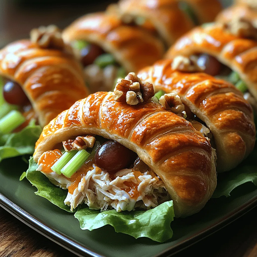 Egal, ob Sie eine fröhliche Gartenparty, ein entspanntes Picknick im Park oder ein gemütliches Familienessen planen – gefüllte Hähnchensalat-Croissants sind ein echter Hit! Sie lassen sich einfach vorbereiten, sind handlich und können sowohl warm als auch kalt genossen werden. Ihre Gäste werden die geschmackliche Vielfalt und die ansprechende Präsentation lieben. Darüber hinaus können Sie die Zutaten je nach Vorlieben und saisonalen Angeboten anpassen.