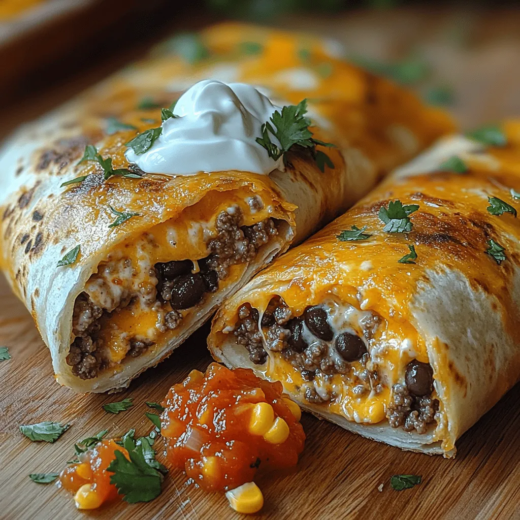 Die Auswahl der richtigen Zutaten ist entscheidend für den Geschmack der Burritos. Hier sind die Hauptbestandteile, die für die Zubereitung benötigt werden: