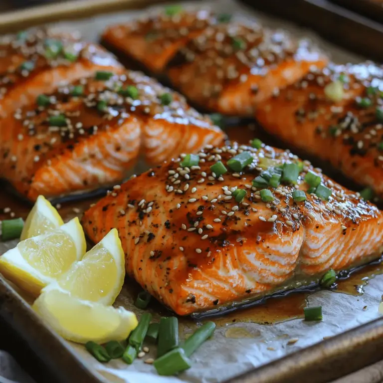 Das Teriyaki-Glasierte Lachsfilet ist ein köstliches und gesundes Gericht, das sich perfekt für ein schnelles Abendessen oder eine besondere Gelegenheit eignet. Diese japanische Zubereitungsart hat sich in der westlichen Küche einen sicheren Platz erobert, und das aus gutem Grund. Die Kombination aus zartem, saftigem Lachs und einer süßlich-salzigen Marinade sorgt für ein außergewöhnliches Geschmackserlebnis, das die Sinne anspricht. Ob für ein Familienessen, ein romantisches Dinner oder einfach nur, um sich selbst zu verwöhnen – dieses Gericht wird sicherlich beeindrucken.