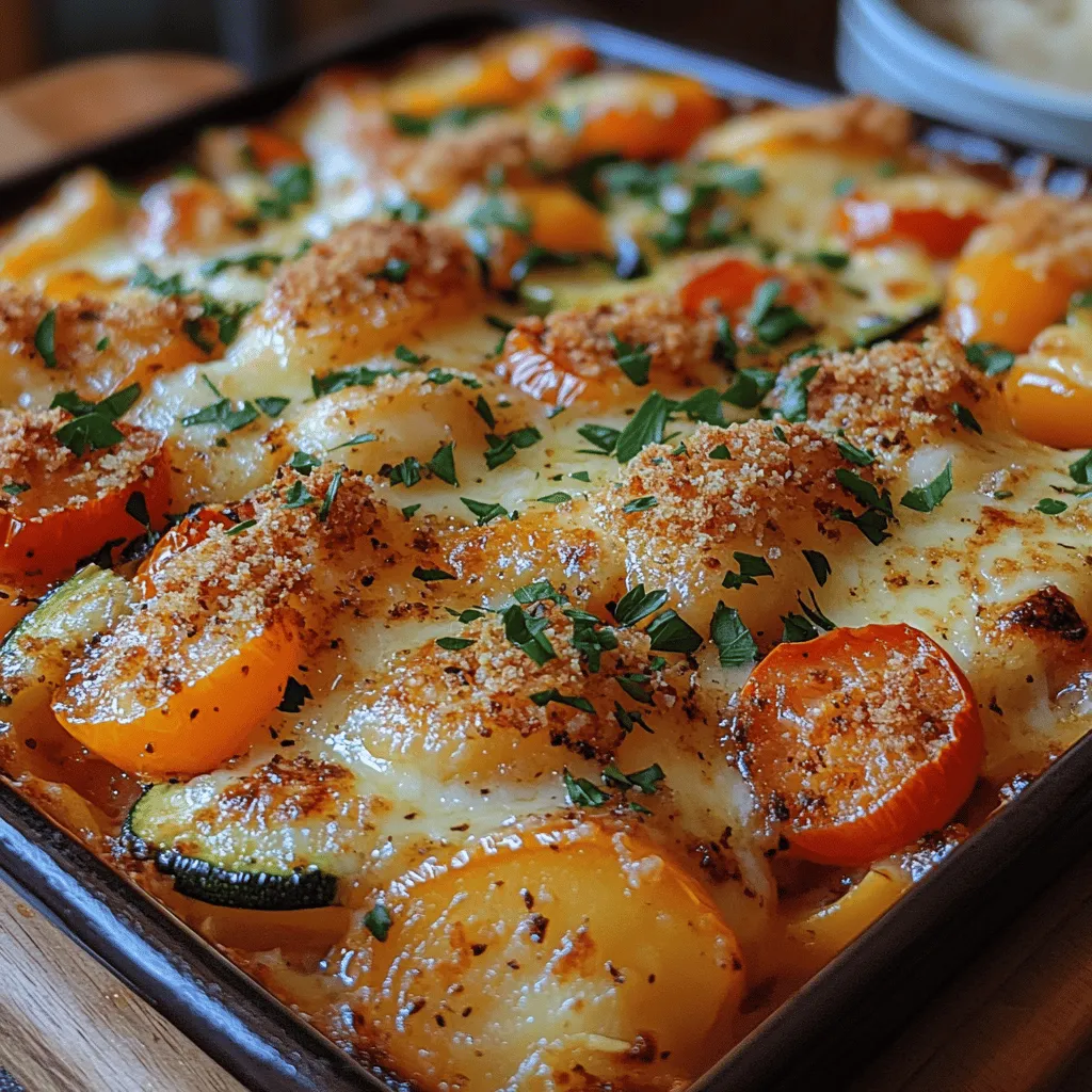 Frische und hochwertige Zutaten sind das Herzstück jedes Rezepts. Hier sind die Hauptbestandteile unseres herzhaften Tomaten-Gemüse-Auflaufs und ihre gesundheitlichen Vorteile: