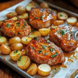 In der heutigen schnelllebigen Welt suchen viele von uns nach leckeren und dennoch unkomplizierten Rezepten, die sich leicht in unseren Alltag integrieren lassen. Eines dieser Rezepte, das sowohl Geschmack als auch Einfachheit vereint, sind die knusprigen Schweinekoteletts und Babykartoffeln vom Blech. Dieses Gericht ist nicht nur ein Genuss für den Gaumen, sondern auch eine wahre Freude für die Augen, wenn die goldbraunen Koteletts auf dem Tisch präsentiert werden. Die Kombination aus zarten Koteletts und knusprigen Kartoffeln sorgt für ein rundum zufriedenstellendes Abendessen, das sowohl Familien als auch Gäste begeistert.
