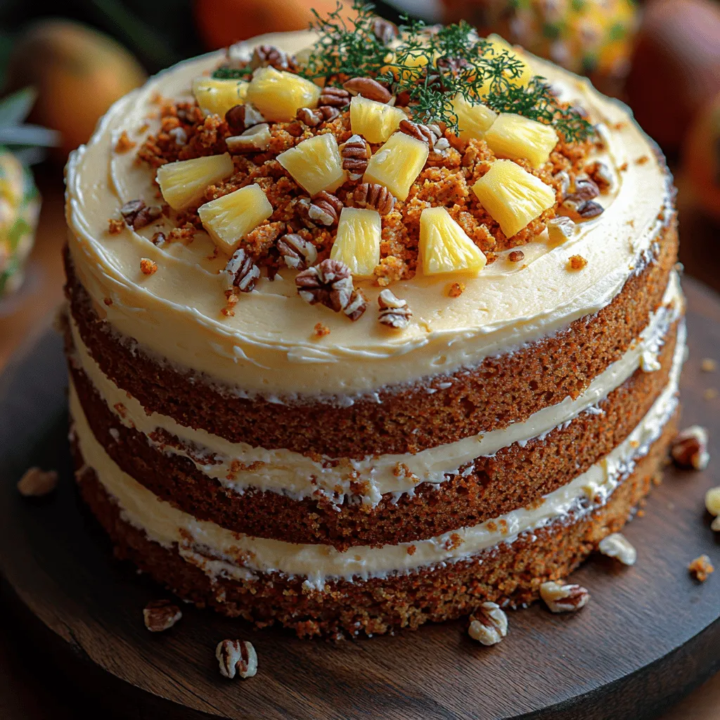 In der modernen Küche sind fruchtige und cremige Desserts nicht nur ein Genuss für den Gaumen, sondern auch ein Fest für die Sinne. Sie bieten eine wunderbare Möglichkeit, die Aromen der Natur in köstlichen Kombinationen zu vereinen. Einer dieser besonderen Leckerbissen ist der Ananas-Möhren-Creme-Kuchen, der durch seine harmonische Mischung aus süßen Karotten und saftiger Ananas besticht. Diese Kombination sorgt nicht nur für einen einzigartigen Geschmack, sondern auch für eine aufregende Textur, die jeden Bissen zu einem Erlebnis macht.