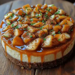 Der Karamell-Apfel-Cheesecake ist eine verführerische Nachspeise, die die cremige Textur eines klassischen Cheesecakes mit der fruchtigen Frische von Äpfeln und der süßen, samtigen Konsistenz einer selbstgemachten Karamellsauce kombiniert. Diese harmonische Mischung aus Aromen und Texturen macht den Karamell-Apfel-Cheesecake zu einem absoluten Highlight auf jedem Dessertteller. Egal, ob Sie ihn zu einem festlichen Dinner, einem Geburtstag oder einfach nur für einen gemütlichen Nachmittag mit Freunden und Familie zubereiten möchten, dieser Kuchen wird mit Sicherheit alle begeistern.