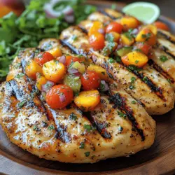 Um das Tomaten-Pfirsich-Salsa-Hühnchen optimal zuzubereiten, ist es wichtig, die Hauptkomponenten des Gerichts zu verstehen. Jede Zutat trägt auf ihre Weise zum Gesamtgeschmack und zur Nährstoffdichte bei.
