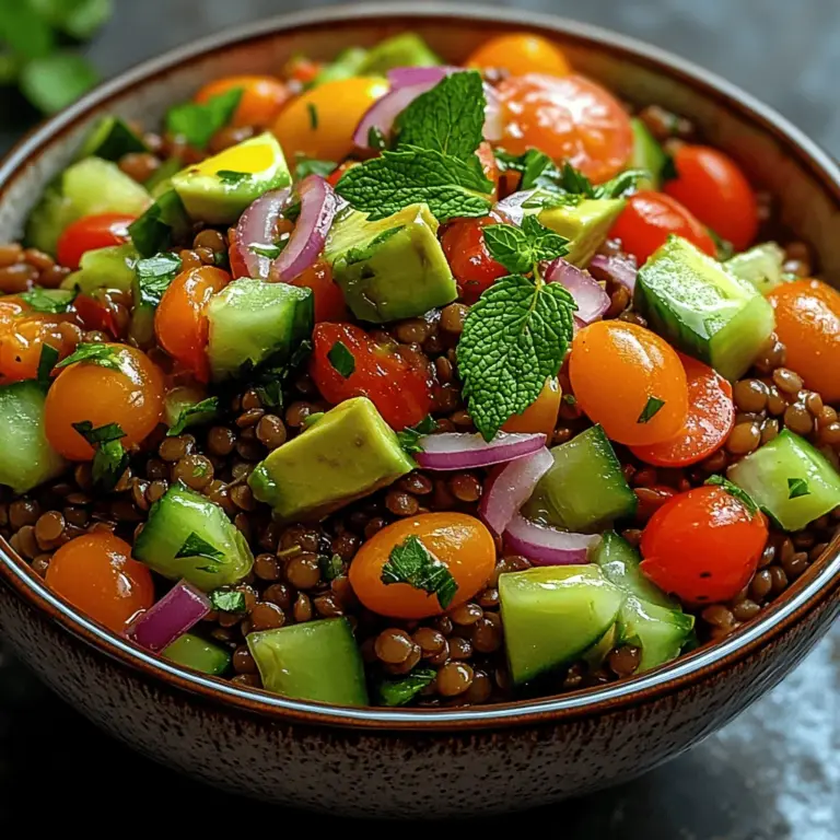 In der heutigen schnelllebigen Welt, in der wir oft nach gesunden und schmackhaften Gerichten suchen, ist der erfrischende kalte Linsen- und Gemüsesalat eine hervorragende Wahl. Dieses Rezept kombiniert nährstoffreiche Linsen mit einer bunten Auswahl an frischem Gemüse und ist nicht nur ein Genuss für den Gaumen, sondern auch eine wahre Wohltat für den Körper. Linsen sind eine hervorragende Proteinquelle und liefern essentielle Nährstoffe, die für eine ausgewogene Ernährung unerlässlich sind. In Kombination mit knackigem Gemüse und einem aromatischen Dressing wird dieser Salat zu einem Highlight jeder Mahlzeit.