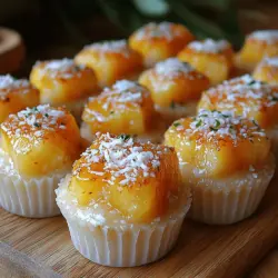 Tropische Freude: Gefrorene Kokosnuss-Ananas-Häppchen sind nicht nur ein Genuss für den Gaumen, sondern auch ein wahres Fest für die Sinne. Diese kleinen, gefrorenen Häppchen sind der perfekte Begleiter an heißen Sommertagen oder ein erfrischendes Dessert für besondere Anlässe. Die Kombination aus frischer Ananas, cremiger Kokosmilch und einem Hauch von Süße ergibt eine harmonische Geschmackskomposition, die nicht nur köstlich, sondern auch gesund ist.