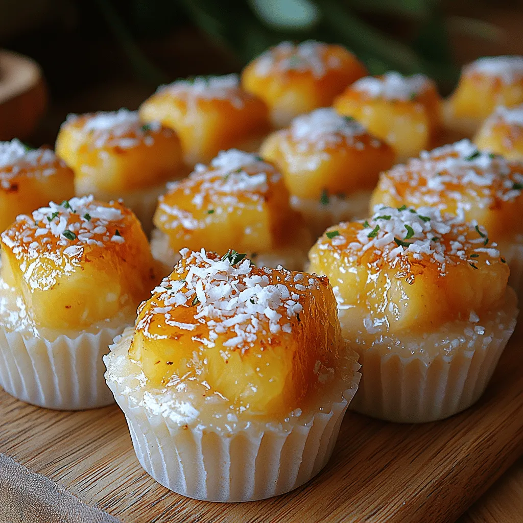 Tropische Freude: Gefrorene Kokosnuss-Ananas-Häppchen sind nicht nur ein Genuss für den Gaumen, sondern auch ein wahres Fest für die Sinne. Diese kleinen, gefrorenen Häppchen sind der perfekte Begleiter an heißen Sommertagen oder ein erfrischendes Dessert für besondere Anlässe. Die Kombination aus frischer Ananas, cremiger Kokosmilch und einem Hauch von Süße ergibt eine harmonische Geschmackskomposition, die nicht nur köstlich, sondern auch gesund ist.