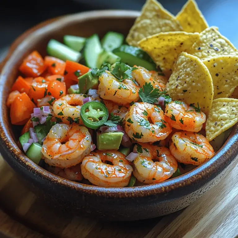 Willkommen zu einem der erfrischendsten Gerichte, die die Karibik zu bieten hat: Shrimp Avocado Ceviche Fiesta! Dieses köstliche Rezept vereint die Aromen von frischen Garnelen, reifen Avocados und knackigem Gemüse. Ceviche ist nicht nur ein Gaumenschmaus, sondern auch eine lebendige Hommage an die Küchenkultur vieler lateinamerikanischer Länder. Es wird oft als Vorspeise oder leichtes Hauptgericht serviert und bietet eine erfrischende Abwechslung, besonders an warmen Tagen.