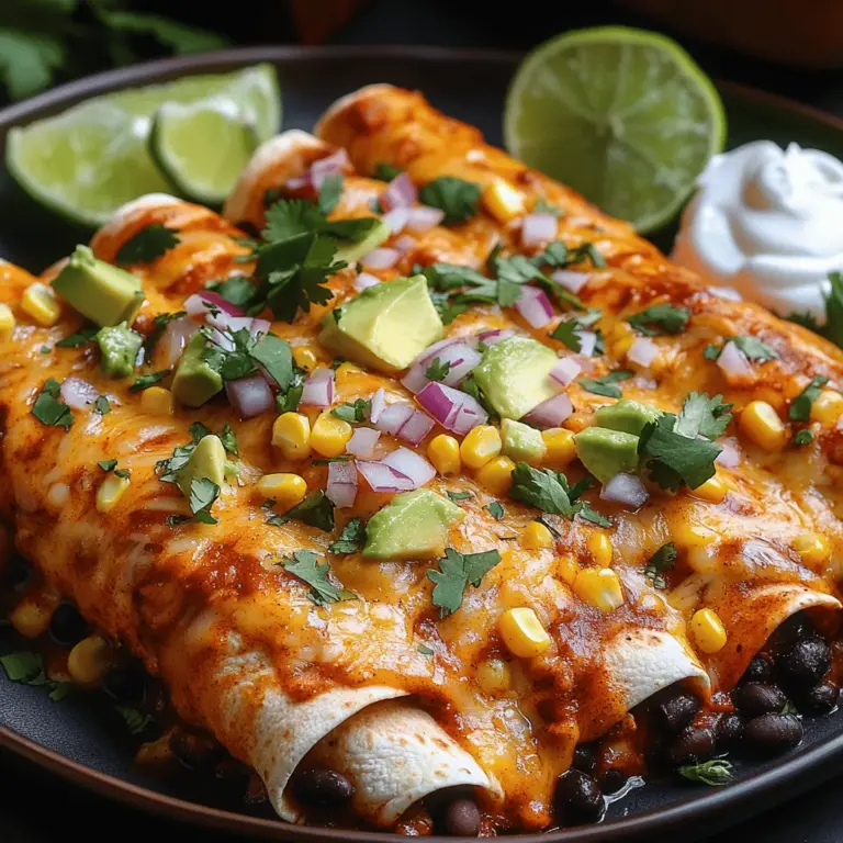 Bevor wir mit der Zubereitung beginnen, werfen wir einen Blick auf die Hauptzutaten, die für diese köstlichen Enchiladas benötigt werden: