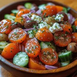 1. Kirschtomaten: Diese kleinen, süßen Tomaten sind reich an Antioxidantien und Vitaminen. Sie bringen nicht nur Farbe, sondern auch einen süßen und frischen Geschmack in den Salat. Kirschtomaten sind eine hervorragende Quelle für Vitamin C, das das Immunsystem stärkt, und Lycopin, das als schützender Faktor gegen bestimmte Krankheiten gilt.