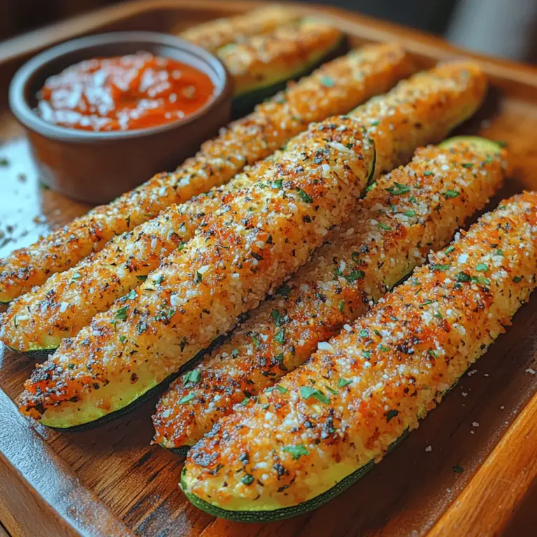 Um die perfekten krossen Zucchini-Streifen zuzubereiten, benötigen Sie die folgenden Zutaten: