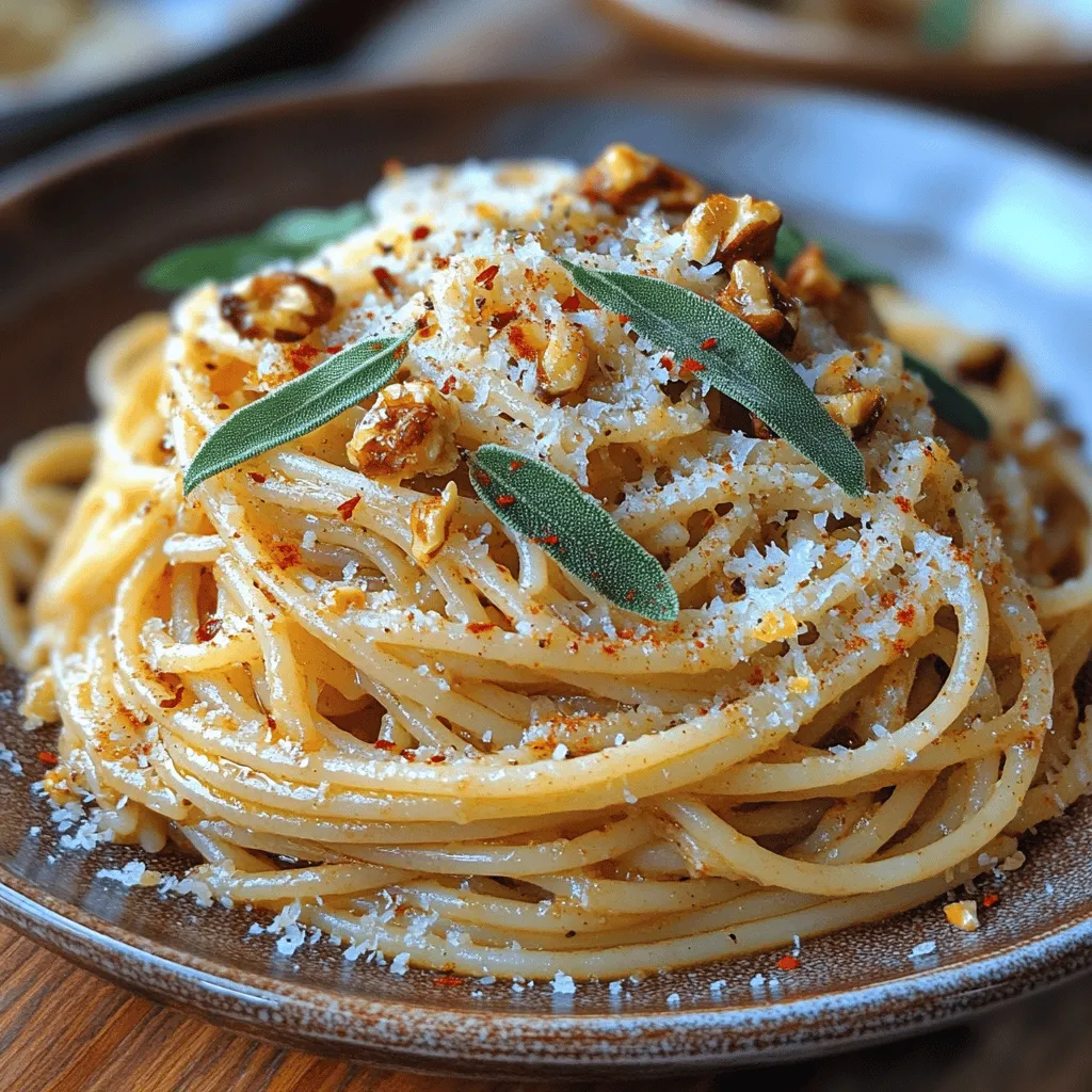 In der Welt der Pasta gibt es unzählige Variationen, doch nussige Spaghetti mit brauner Butter und Salbeisauce bieten eine Kombination aus einfachen Zutaten und einem unverwechselbaren Geschmack, der jeden Pasta-Liebhaber begeistert. Dieses Rezept ist nicht nur leicht zuzubereiten, sondern auch perfekt für ein schnelles Abendessen oder eine besondere Gelegenheit. Die harmonische Verbindung von nussiger Butter, aromatischem Salbei und dem herzhaften Geschmack von Parmesan macht diese Pasta zu einem unvergleichlichen Erlebnis. Lassen Sie uns eintauchen in die Welt der Aromen und Texturen, die dieses Gericht zu bieten hat.