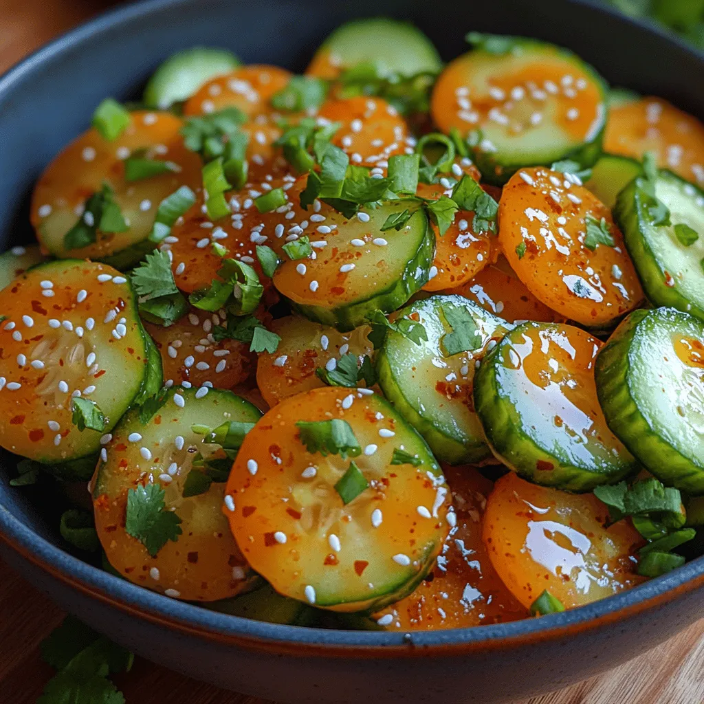 Die asiatische Küche ist bekannt für ihre Frische, Vielfalt und die Verwendung von hochwertigen Zutaten. Besonders in den letzten Jahren erfreuen sich asiatische Salate, wie der knusprige asiatische Gurkensalat, wachsender Beliebtheit. Dieser Salat vereint knackige Gurken mit einer aromatischen Marinade, die sowohl süß als auch salzig ist. Er eignet sich hervorragend als Beilage zu vielen asiatischen Gerichten oder als leichter Snack an heißen Sommertagen.
