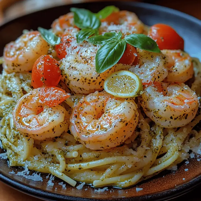 Um ein gelungenes Pastagericht zuzubereiten, sind frische und qualitativ hochwertige Zutaten unerlässlich. Lassen Sie uns die Hauptzutaten dieser Pesto-Garnelen-Pasta-Delight genauer unter die Lupe nehmen: