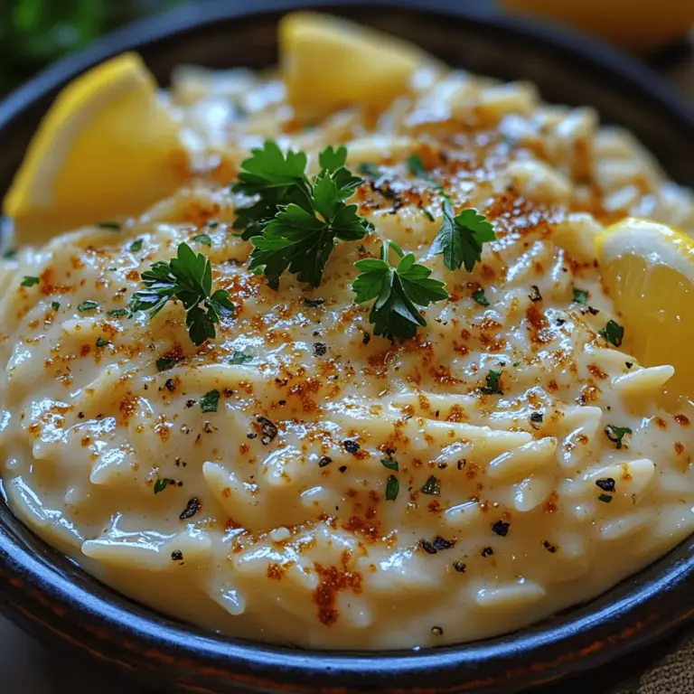Um ein wirklich köstliches cremiges Knoblauch-Parmesan-Orzo zuzubereiten, ist die Auswahl der richtigen Zutaten entscheidend für den Geschmack und die Konsistenz Ihres Gerichts. Hier sind die Hauptbestandteile, die Sie benötigen: