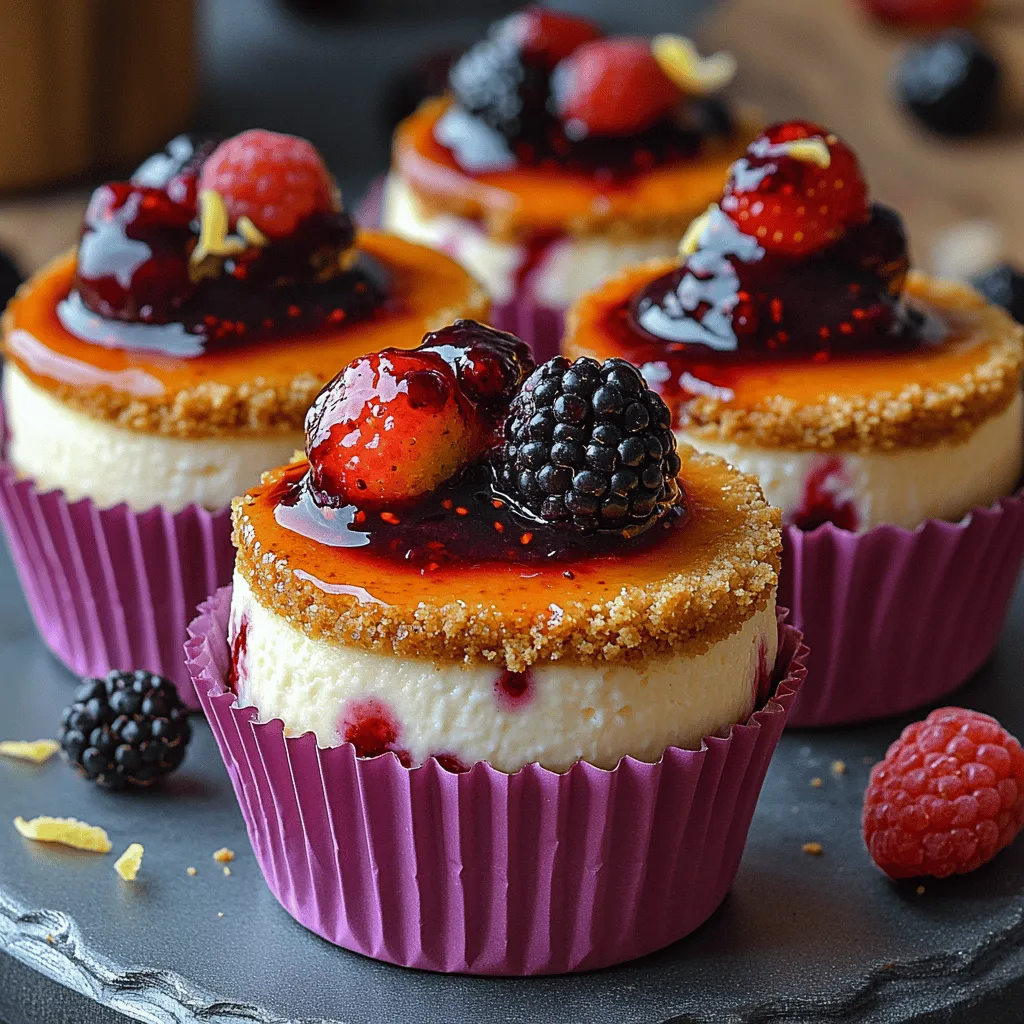 Willkommen in der köstlichen Welt der Mini-Cheesecakes! Wenn Sie auf der Suche nach einem Dessert sind, das sowohl geschmacklich als auch visuell überzeugt, sind die cremigen Beerenzauber Mini-Cheesecakes genau das Richtige für Sie. Diese kleinen, aber feinen Köstlichkeiten sind nicht nur ein Genuss für den Gaumen, sondern auch eine Augenweide auf jedem Desserttisch, sei es bei einem festlichen Anlass, einem Geburtstag oder einfach nur als süße Belohnung nach einem langen Tag.