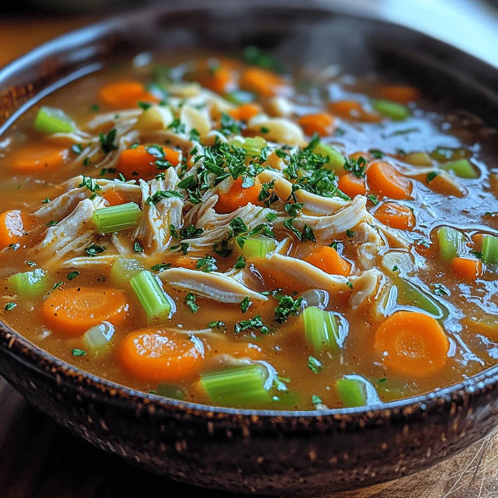 In der hektischen Welt von heute ist es oft eine Herausforderung, ein nahrhaftes und dennoch schnelles Abendessen zuzubereiten. Die warme und gemütliche Hähnchen-Nudelsuppe bietet die perfekte Lösung. Diese herzhafte Suppe kombiniert zartes Hähnchenfleisch, frisches Gemüse und Eiernudeln in einer geschmackvollen Hühnerbrühe. Sie ist nicht nur ein Genuss, sondern auch eine einfache Möglichkeit, die Familie zu sättigen und zu verwöhnen. Egal, ob nach einem langen Arbeitstag oder an einem kalten Winterabend – eine Schüssel dieser köstlichen Suppe bringt Wärme und Zufriedenheit.
