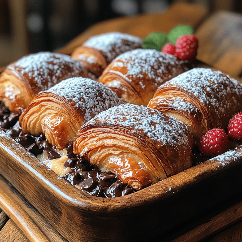 Die Auswahl der richtigen Zutaten ist entscheidend für den Geschmack und die Textur des Auflaufs. Hier sind die Hauptbestandteile, die Sie benötigen, um diesen leckeren Schokoladen-Croissant-Frühstücksauflauf zuzubereiten.