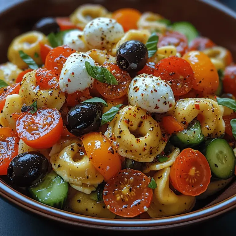 Ein Tortellini-Pastasalat ist mehr als nur ein weiteres Rezept; es ist eine Feier der frischen Zutaten und der einfachen Zubereitung. In der italienischen Küche spielen frische Zutaten eine entscheidende Rolle, und sie sind der Schlüssel zu den intensiven und harmonischen Aromen, die wir alle so lieben. Die Verwendung von hochwertigen Zutaten ist nicht nur wichtig für den Geschmack, sondern auch für die Gesundheit. In diesem Salat vereinen sich frische Kirschtomaten, knackige Gurken, gesunde Oliven, rote Paprika und zarte Mozzarellakugeln zu einem Farbenspiel, das sowohl das Auge als auch den Gaumen erfreut.