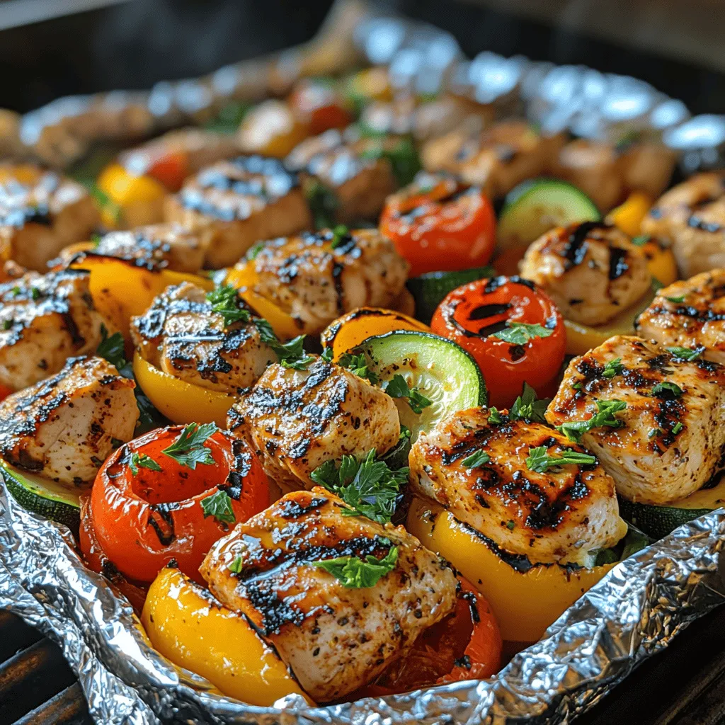 Das Herzstück der gegrillten Hähnchen-Gemüse-Folienpakete sind die frischen Zutaten, die sowohl Geschmack als auch Nährstoffe liefern. Hähnchenbrust ist eine hervorragende Quelle für hochwertiges Protein, das für den Muskelaufbau und die allgemeine Gesundheit unerlässlich ist. Die verschiedenen Gemüsesorten wie Paprika, Zucchini, Kirschtomaten und Mais bringen nicht nur Farbe auf den Teller, sondern auch eine Vielzahl von Vitaminen, Mineralien und Antioxidantien.