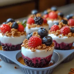 Um diese köstlichen Beerenzauber Frozen Yogurt Bites zuzubereiten, benötigen Sie nur einige einfache und frische Zutaten. Hier ist eine Übersicht: