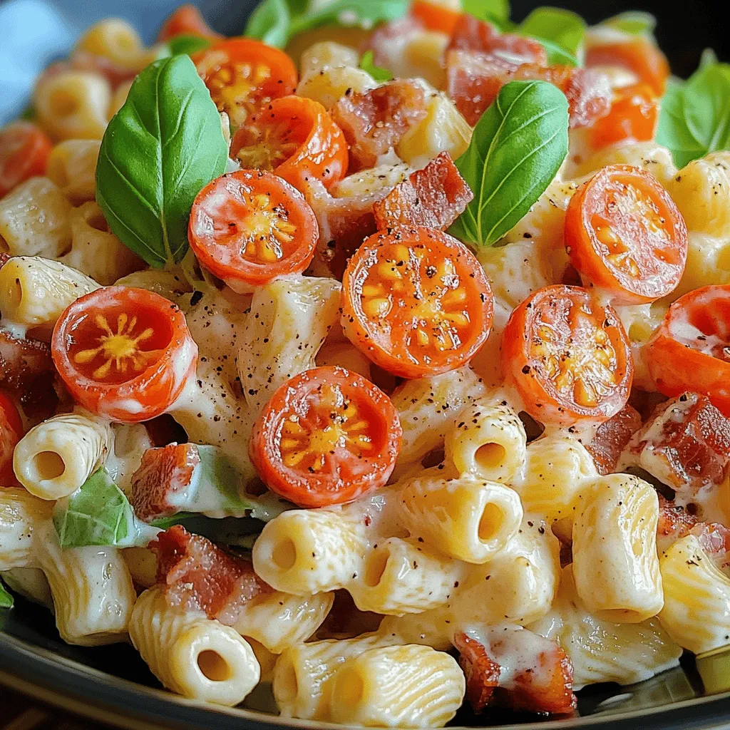 Um den perfekten BLT Pasta Salat zuzubereiten, benötigen Sie eine Auswahl an frischen und schmackhaften Zutaten. Hier ist eine detaillierte Liste der benötigten Zutaten, einschließlich der Mengenangaben und möglicher Alternativen: