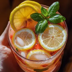 Die Erdbeer-Basilikum-Limonade ist das perfekte Getränk für heiße Sommertage. Mit ihrer erfrischenden Kombination aus süßen Erdbeeren und aromatischem Basilikum bietet sie nicht nur ein Geschmackserlebnis, sondern auch eine ansprechende Optik. Egal, ob Sie eine Gartenparty veranstalten, einen entspannten Nachmittag im Freien genießen oder einfach nur etwas Erfrischendes für sich selbst zubereiten möchten, diese Limonade ist genau das Richtige. In diesem Artikel werden wir Ihnen die Schritt-für-Schritt-Anleitung zur Zubereitung dieser köstlichen Limonade geben, die sowohl für Feste als auch für entspannte Nachmittage geeignet ist.