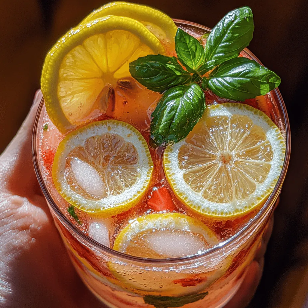 Die Erdbeer-Basilikum-Limonade ist das perfekte Getränk für heiße Sommertage. Mit ihrer erfrischenden Kombination aus süßen Erdbeeren und aromatischem Basilikum bietet sie nicht nur ein Geschmackserlebnis, sondern auch eine ansprechende Optik. Egal, ob Sie eine Gartenparty veranstalten, einen entspannten Nachmittag im Freien genießen oder einfach nur etwas Erfrischendes für sich selbst zubereiten möchten, diese Limonade ist genau das Richtige. In diesem Artikel werden wir Ihnen die Schritt-für-Schritt-Anleitung zur Zubereitung dieser köstlichen Limonade geben, die sowohl für Feste als auch für entspannte Nachmittage geeignet ist.