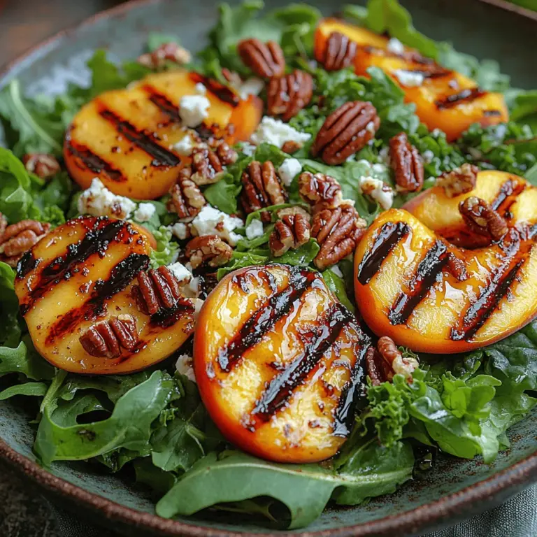 Die Auswahl der richtigen Zutaten ist entscheidend für den Geschmack und die gesundheitlichen Vorteile eines Gerichts. Lassen Sie uns nun die wichtigsten Zutaten des Balsamico-glazierten Pfirsichsalats und deren positive Eigenschaften näher betrachten.