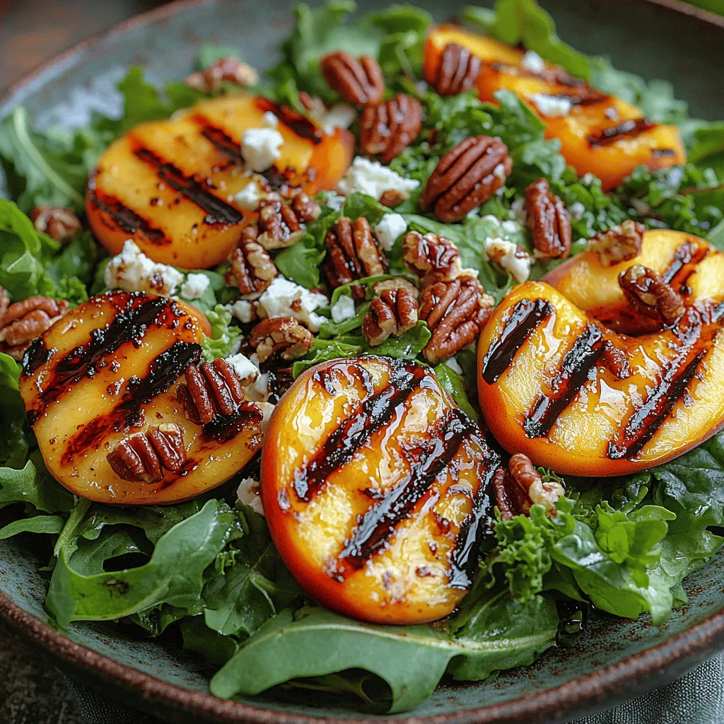 Die Auswahl der richtigen Zutaten ist entscheidend für den Geschmack und die gesundheitlichen Vorteile eines Gerichts. Lassen Sie uns nun die wichtigsten Zutaten des Balsamico-glazierten Pfirsichsalats und deren positive Eigenschaften näher betrachten.