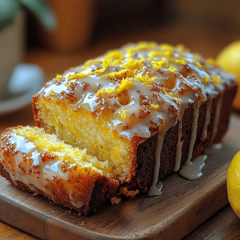 In der Welt der Backkunst gibt es wenige Dinge, die so erfrischend und einladend sind wie ein saftiges Zitronenbrot. Das "Sonniger Zitrus-Himmel Zitronenbrot" vereint die spritzigen Aromen von frischen Zitronen mit einer zarten, butterweichen Textur, die das Herz eines jeden Backliebhabers höher schlagen lässt. Dieses Rezept ist nicht nur einfach zuzubereiten, sondern auch ein echter Hingucker auf jedem Tisch. Ob als süßer Snack für den Nachmittagstee oder als Dessert für ein festliches Dinner – dieses Zitronenbrot wird immer ein Hit sein.