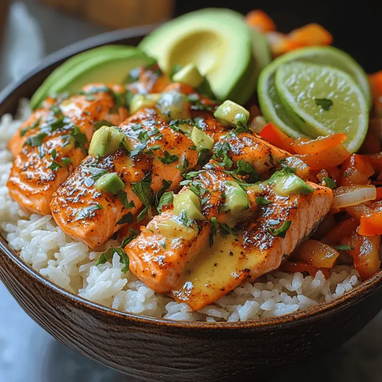 Die Grundlage jeder großartigen Mahlzeit sind die Zutaten. In diesem Abschnitt werden wir die wichtigsten Zutaten der Cajun-Lachs-Reisbowl im Detail betrachten und ihre gesundheitlichen Vorteile hervorheben.