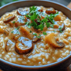 Eine ausführliche Liste der Zutaten ist entscheidend für die Zubereitung eines erfolgreichen Risottos. Hier sind die Zutaten, die Sie benötigen, um ein köstliches cremiges Trüffel-Pilz-Risotto zuzubereiten: