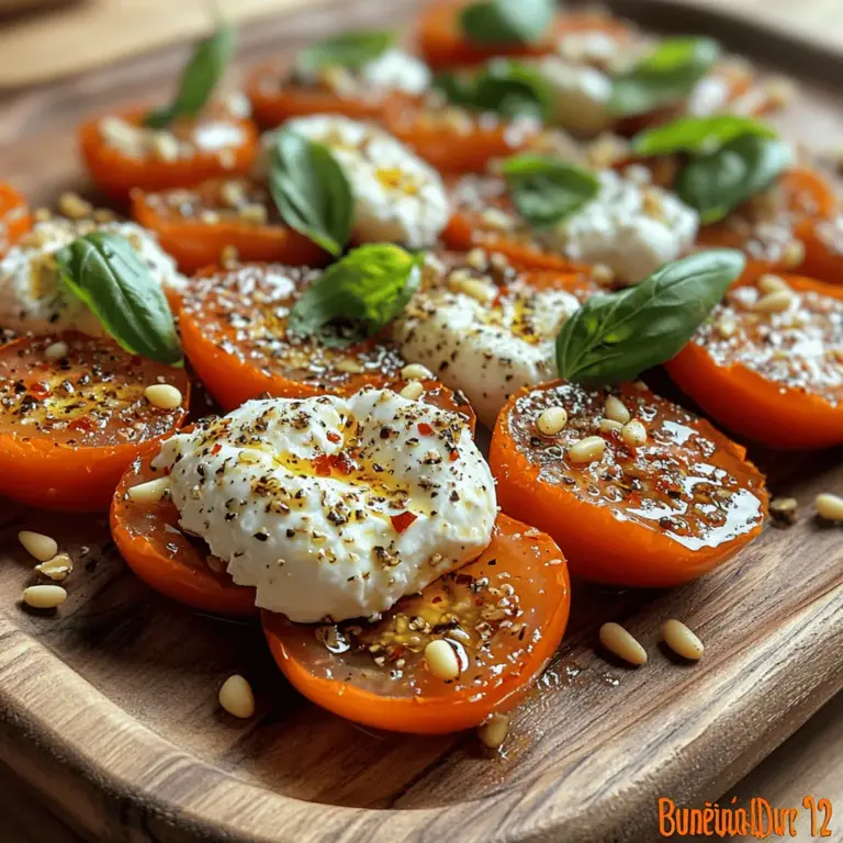 Kirschtomaten sind nicht nur süß und saftig, sondern auch reich an Antioxidantien und Vitaminen. Diese kleinen roten Wunder sind nicht nur ein Genuss für den Gaumen, sondern auch eine wahre Augenweide. Ihre leuchtenden Farben sorgen zudem für eine ansprechende Präsentation und machen das Gericht zu einem echten Hingucker auf jedem Tisch. Kirschtomaten sind vielseitig und können in vielen Gerichten verwendet werden, doch in Kombination mit Burrata kommen sie besonders gut zur Geltung. Sie bringen eine natürliche Süße mit, die die Cremigkeit des Käses perfekt ergänzt.