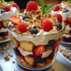 Die Auswahl der Beeren spielt eine entscheidende Rolle für den Geschmack und das Aussehen der Trifles. Erdbeeren, Blaubeeren und Himbeeren sind nicht nur köstlich, sondern bringen auch eine Vielzahl von Nährstoffen mit sich. Diese Beeren sind reich an Vitaminen, Mineralstoffen und Antioxidantien, die für unsere Gesundheit von Vorteil sind.