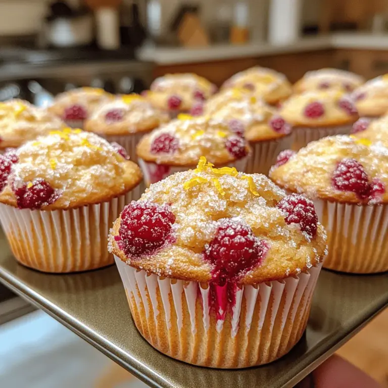 Um köstliche Muffins zu backen, ist die Auswahl der richtigen Zutaten entscheidend. Hier sind die Hauptzutaten, die wir für unsere Himbeer-Zitronen-Muffins benötigen: