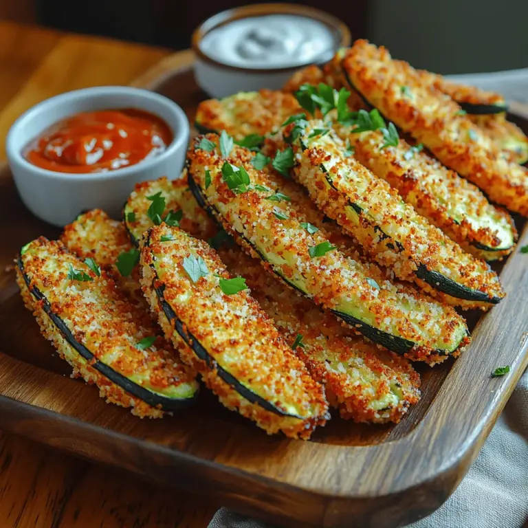 In der Welt der gesunden Snacks sind knusprige gebackene Zucchini-Streifen eine köstliche und nahrhafte Wahl. Diese einfache und schmackhafte Rezeptur kombiniert frische Zucchini mit einer knusprigen, goldbraunen Panade, die sowohl Kinder als auch Erwachsene begeistert. Die Zucchini ist nicht nur vielseitig, sondern auch reich an Nährstoffen, was sie zu einer ausgezeichneten Basis für diese knusprigen Leckerbissen macht. Ob als Snack für den kleinen Hunger zwischendurch, als Beilage zu einem Hauptgericht oder sogar als leichtes Hauptgericht – diese Zucchini-Streifen sind eine hervorragende Wahl.
