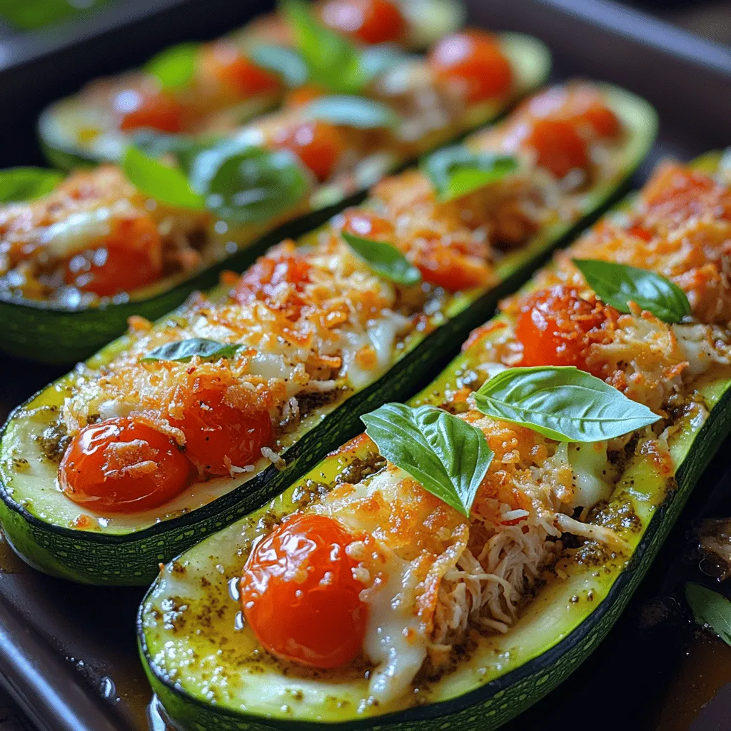 In der heutigen schnelllebigen Welt suchen viele Menschen nach einfachen, aber köstlichen Rezepten, die sich leicht zubereiten lassen und gleichzeitig gesund sind. Das Rezept für herzhafte Hähnchen-Pesto-Zucchini-Boote ist nicht nur eine wunderbare Möglichkeit, eine gesunde Mahlzeit zu genießen, sondern es bietet auch eine Vielzahl von Aromen und Nährstoffen. Diese Zucchini-Boote sind nicht nur optisch ansprechend, sondern auch ein echtes Geschmackserlebnis, das sich perfekt für ein schnelles Abendessen oder eine gesunde Mahlzeit unter der Woche eignet.