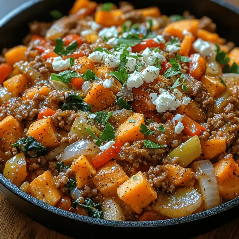 Die Kombination aus Putenfleisch und Süßkartoffeln ist nicht nur gesund, sondern auch besonders schmackhaft. In diesem Rezept für die Truthahn & Süßkartoffel Freude Pfanne entdecken wir eine einfache, aber köstliche Möglichkeit, ein ausgewogenes Gericht zuzubereiten, das sich perfekt für ein schnelles Abendessen eignet. Die harmonischen Aromen von Gewürzen und frischem Gemüse machen dieses Gericht zu einem echten Genuss, der sowohl nahrhaft als auch sättigend ist.