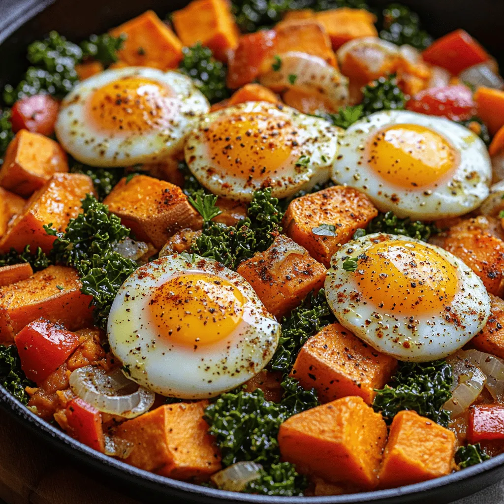 Süßkartoffel-Grünkohl-Hash ist ein köstliches und nährstoffreiches Gericht, das sich perfekt für ein herzhaftes Frühstück oder ein leichtes Abendessen eignet. Diese Kombination aus Süßkartoffeln, Grünkohl und aromatischen Gewürzen bietet nicht nur eine Vielzahl an Geschmäckern, sondern auch eine Fülle an gesundheitlichen Vorteilen.
