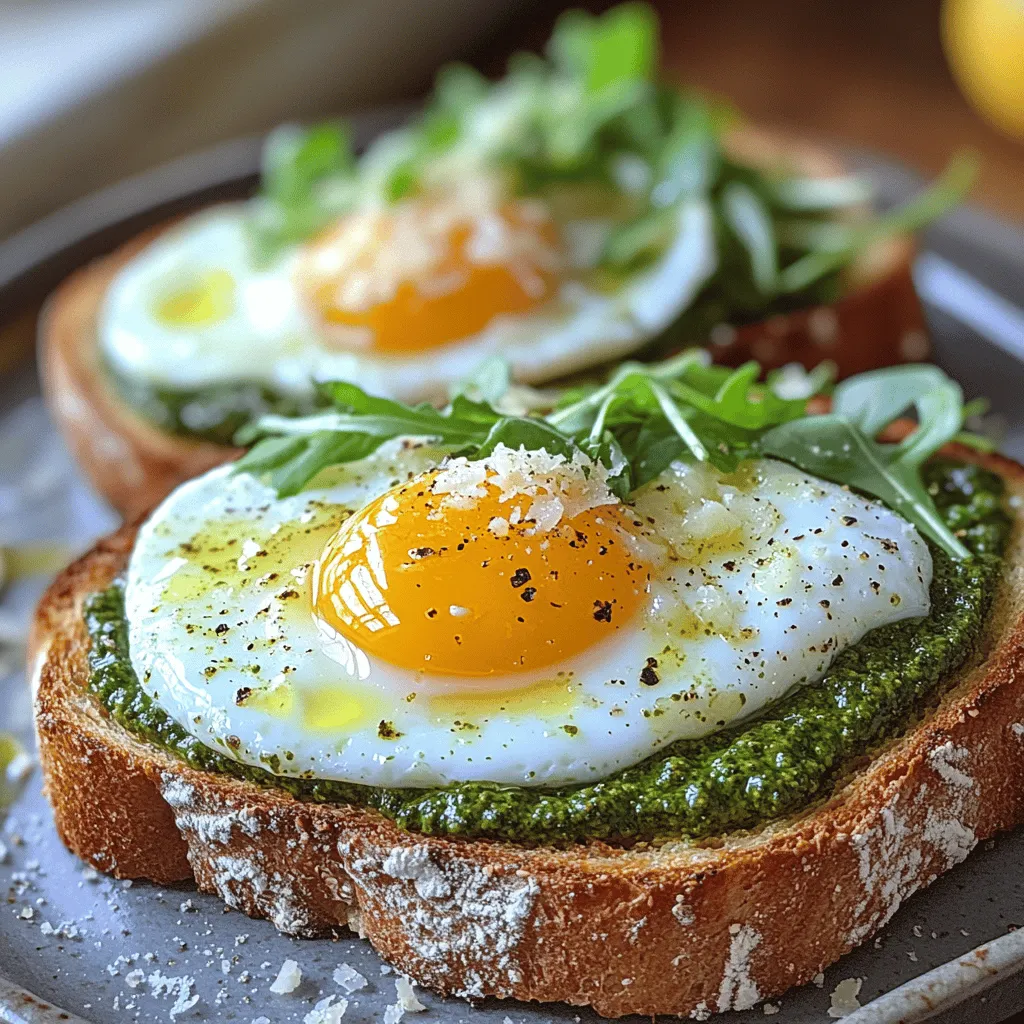 Um einen perfekten Pesto-Ei-Toast zuzubereiten, benötigen Sie eine handvoll frischer und qualitativ hochwertiger Zutaten. Hier ist eine detaillierte Beschreibung der einzelnen Komponenten, die in diesem Rezept verwendet werden.