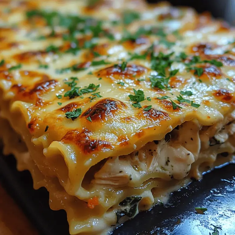 Für die Zubereitung der cremigen Hähnchen-Alfredo-Lasagne benötigen Sie eine Vielzahl von Zutaten, die zusammen ein harmonisches Geschmacksbild ergeben. Hier sind die Hauptbestandteile im Detail: