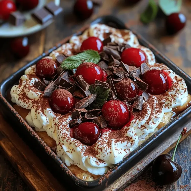 Für die Zubereitung des Kirsche Amaretto Tiramisu benötigen Sie folgende Zutaten: