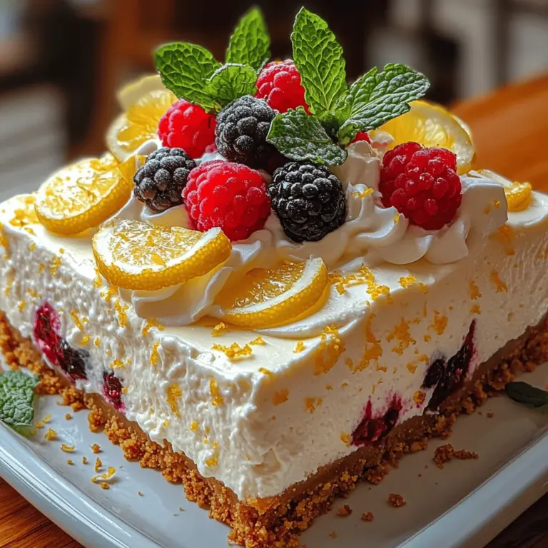 Um einen wirklich köstlichen Zesty No-Bake Lemon Cheesecake zu kreieren, benötigen Sie eine Handvoll sorgfältig ausgewählter Zutaten. Jede Zutat spielt eine entscheidende Rolle in der Textur und im Geschmack des Kuchens. Lassen Sie uns die Hauptzutaten näher betrachten: