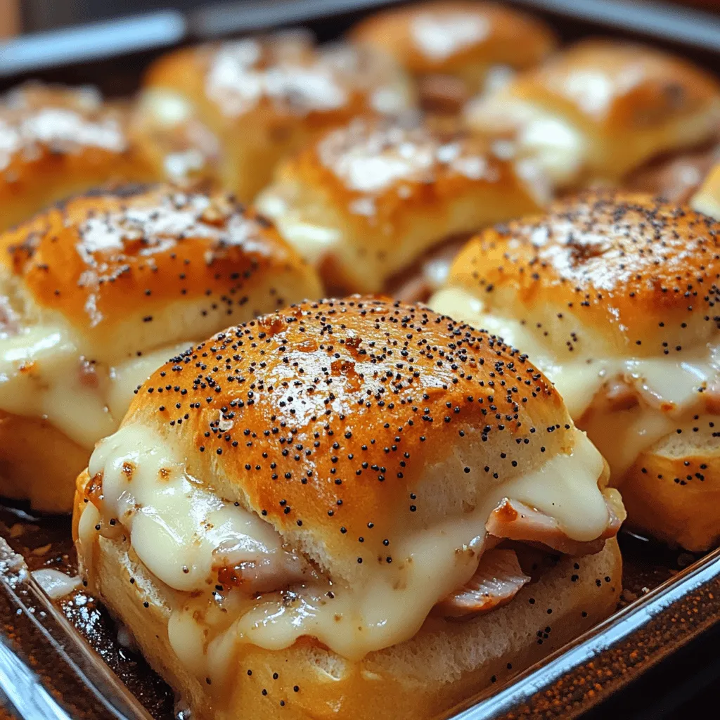 Die Wahl der richtigen Brötchen ist entscheidend für den Erfolg deiner Slider. Hawaiian-Rolls sind besonders geeignet, da sie süßlich und weich sind. Diese Brötchen haben eine leicht süße Note, die wunderbar mit dem salzigen Geschmack des Schinkens und dem herzhaften Käse harmoniert. Ihre weiche Textur sorgt dafür, dass sie beim Backen schön goldbraun und knusprig werden, ohne zu hart zu sein. Wenn du keine Hawaiian-Rolls zur Hand hast, kannst du auch andere weiche Brötchen wie Brioche oder einfache Hamburger-Brötchen verwenden. Achte darauf, dass die Brötchen nicht zu trocken sind, da dies das gesamte Geschmackserlebnis beeinträchtigen kann.
