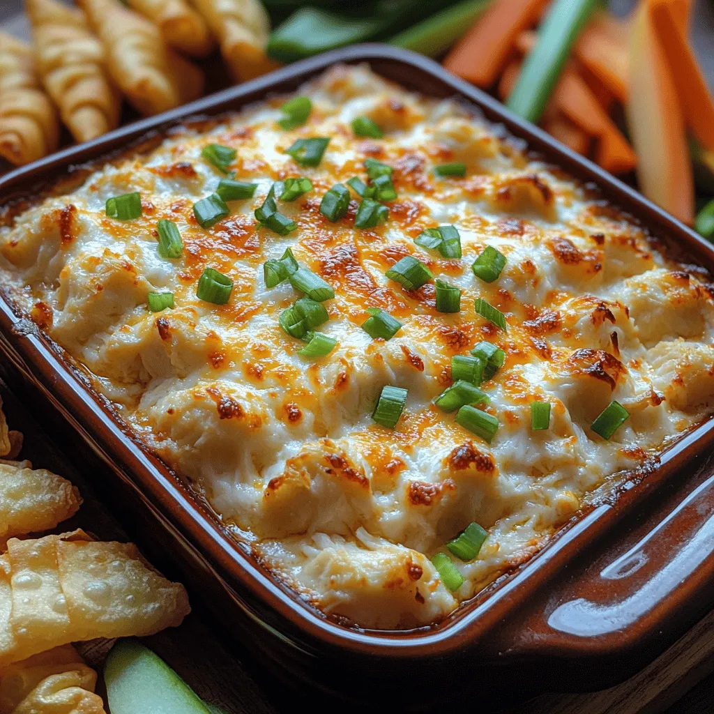 Um den perfekten cremigen Krabben-Rangoon Dip zuzubereiten, sind die richtigen Zutaten entscheidend. Hier ist eine detaillierte Übersicht über die Hauptbestandteile und ihre Bedeutung für das Rezept.